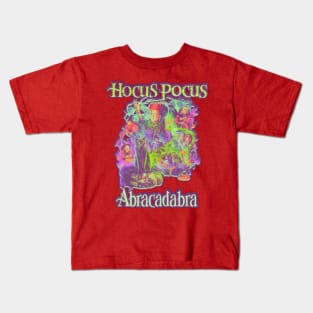 Retro Hocus Pocus 90s Kids T-Shirt